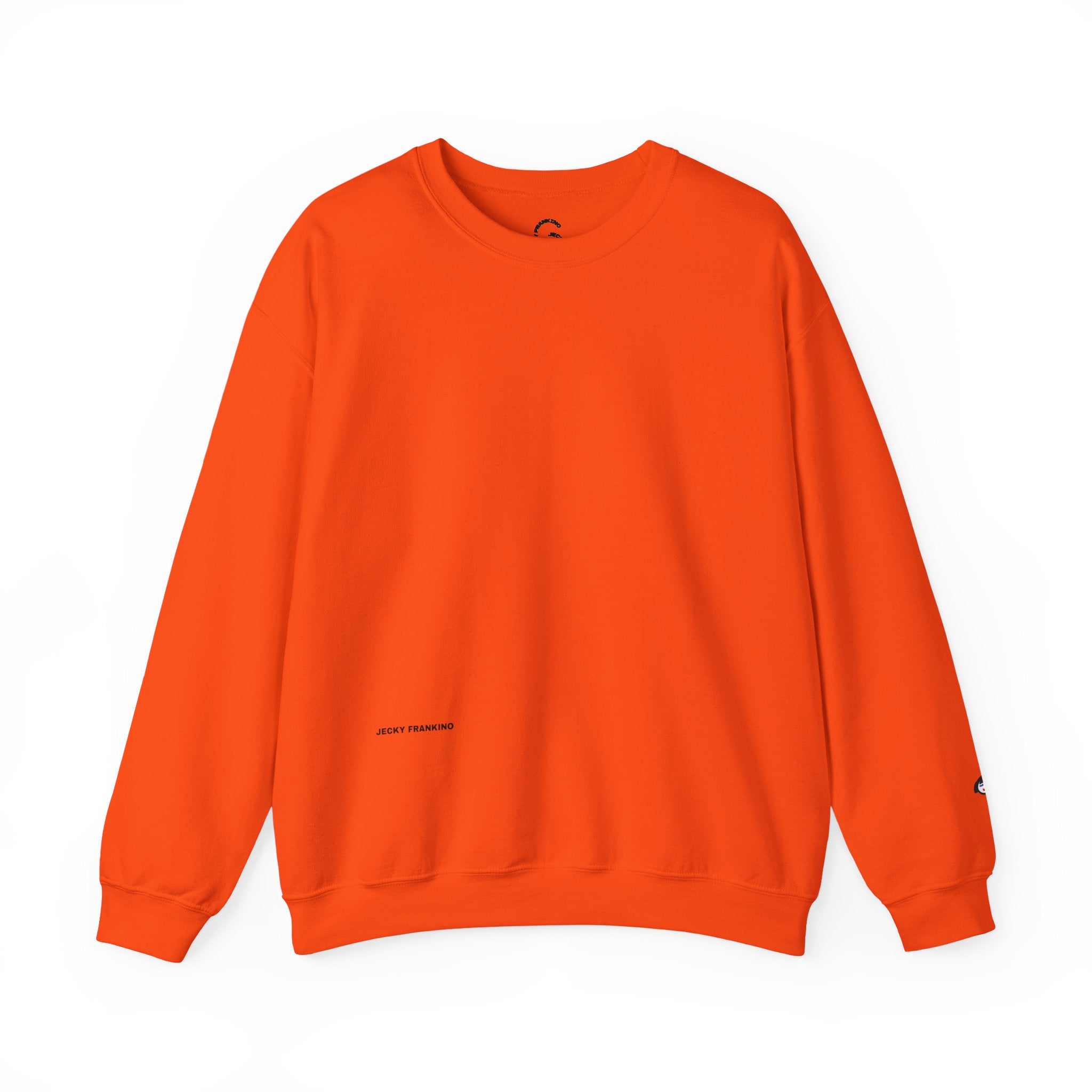 JECKY is/back Crewneck Sweatshirt | Minimal Back Text Design