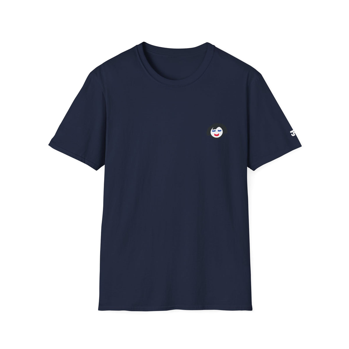 Smiling Jecky Frankino Face T-Shirt | Small Chest Graphic