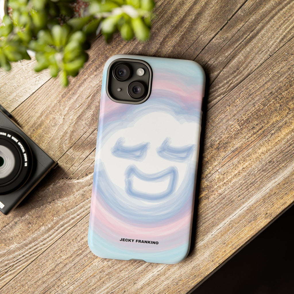 Pastel Smiley Face JECKY FRANKINO Phone Case | Tough Cases