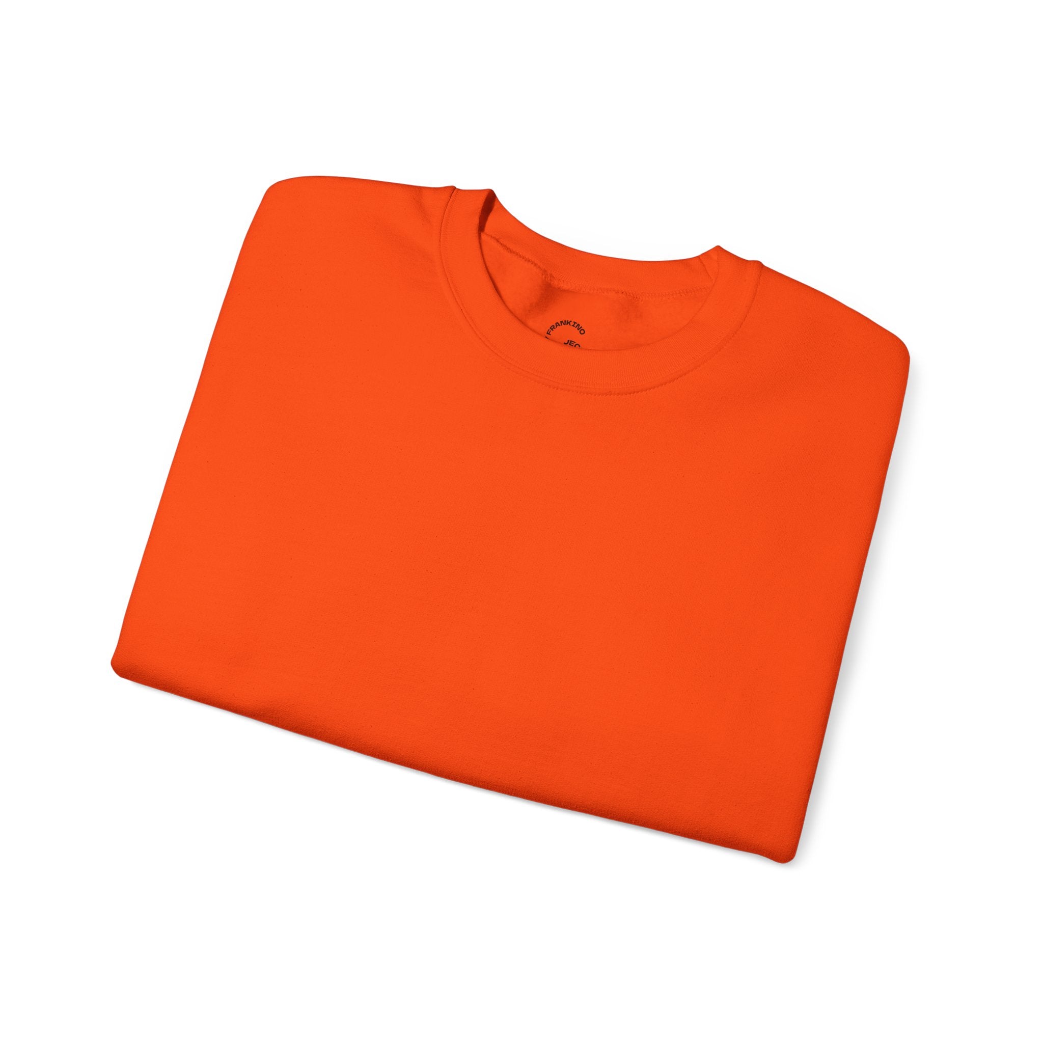 JECKY is/back Crewneck Sweatshirt | Minimal Back Text Design