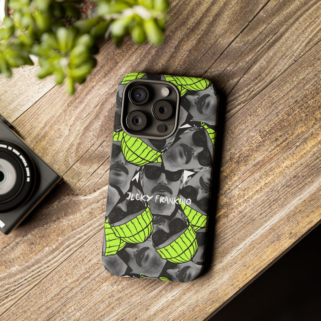 Neon Banana Face collage Phone Case | Tough Case