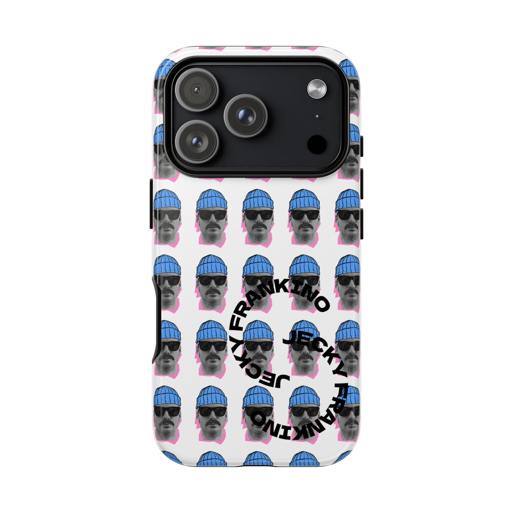 Bearded Man Pattern phone case | Tough Cases, repeating portrait design