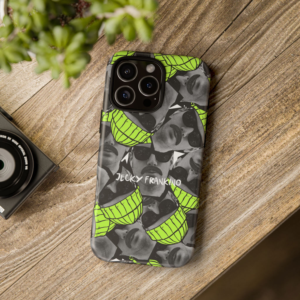 Neon Banana Face collage Phone Case | Tough Case