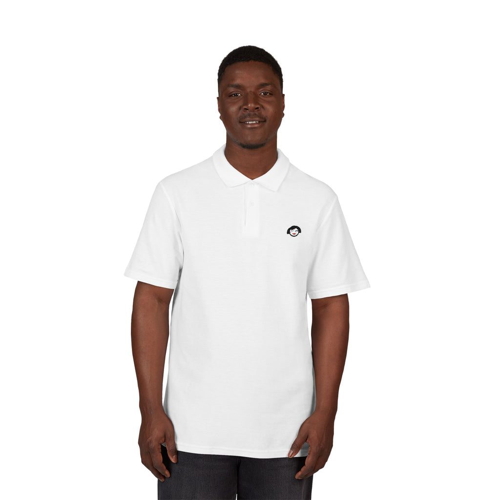 Minimal Jecky Face Logo  embroidered  Polo