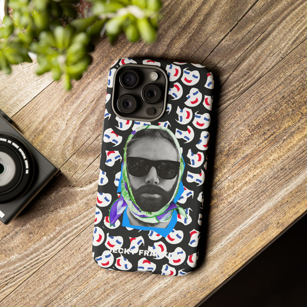 Smiling Mask Pattern Portrait Phone Case | Tough Cases