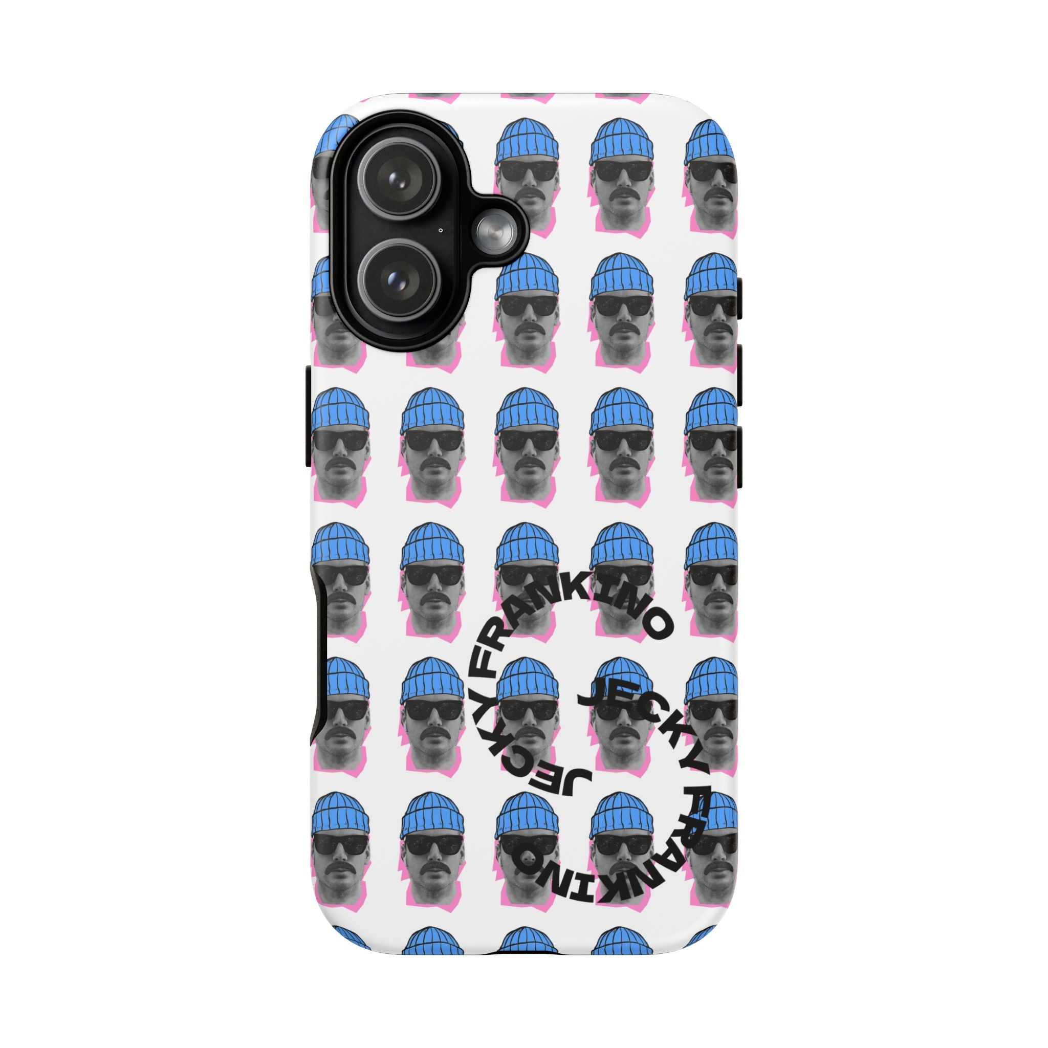 Bearded Man Pattern phone case | Tough Cases, repeating portrait design