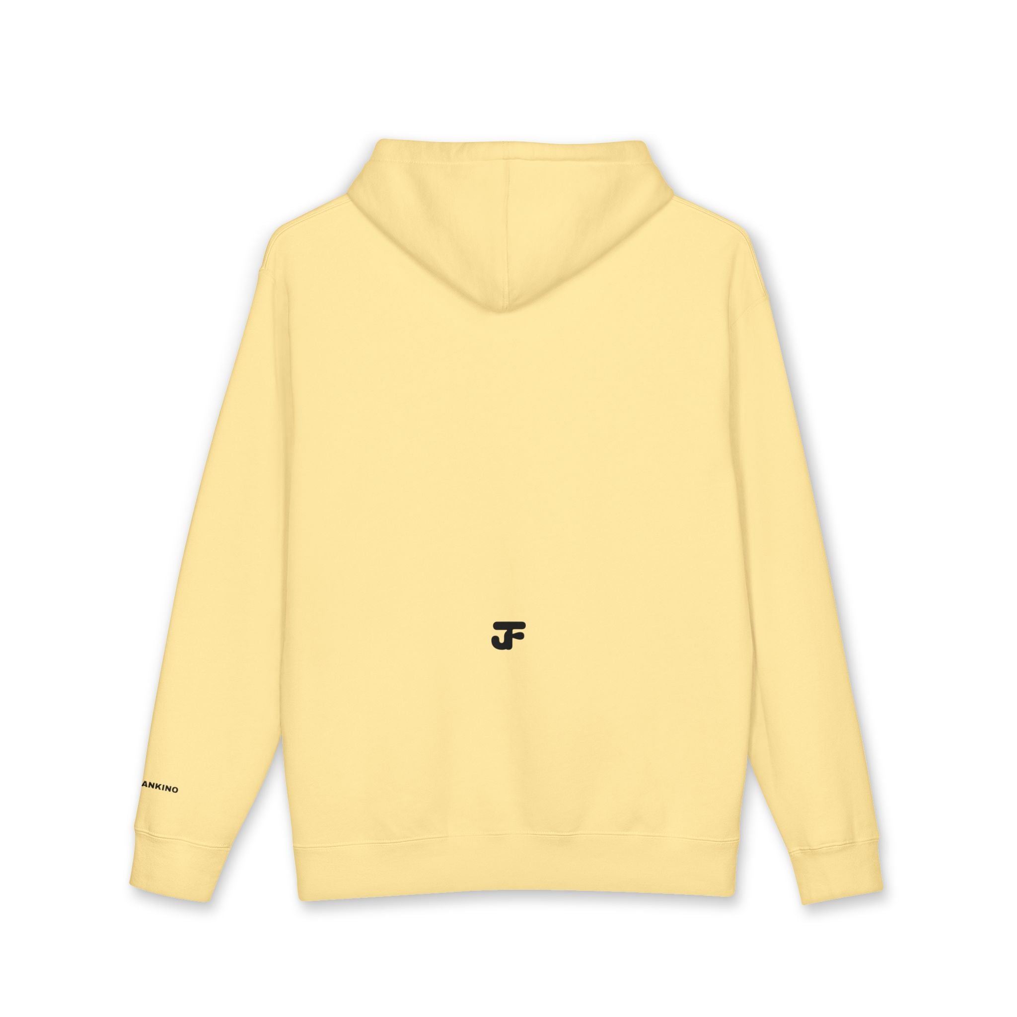 Smiling Face Graphic Hoodie | Minimal Portrait, White Hooded Sweatshirt