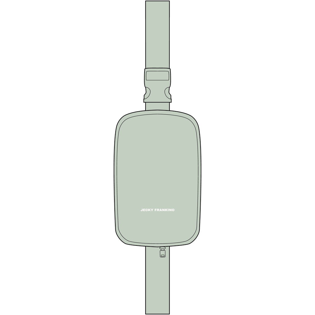 Minimal Explorer Embroidered Sling Bag | Compact Crossbody Pouch