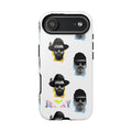 Mustache JECKY Faces phone case | Tough Phone Case, pattern, retro portraits