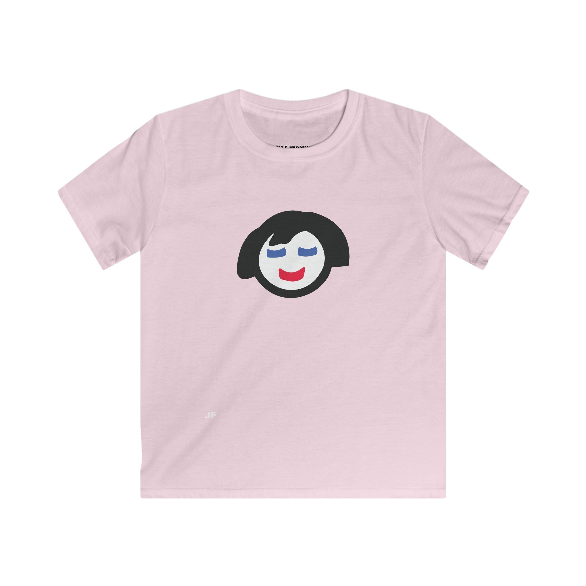 Smiling Face Graphic Tee Kids Shirt | Cute Minimal Face Illustration