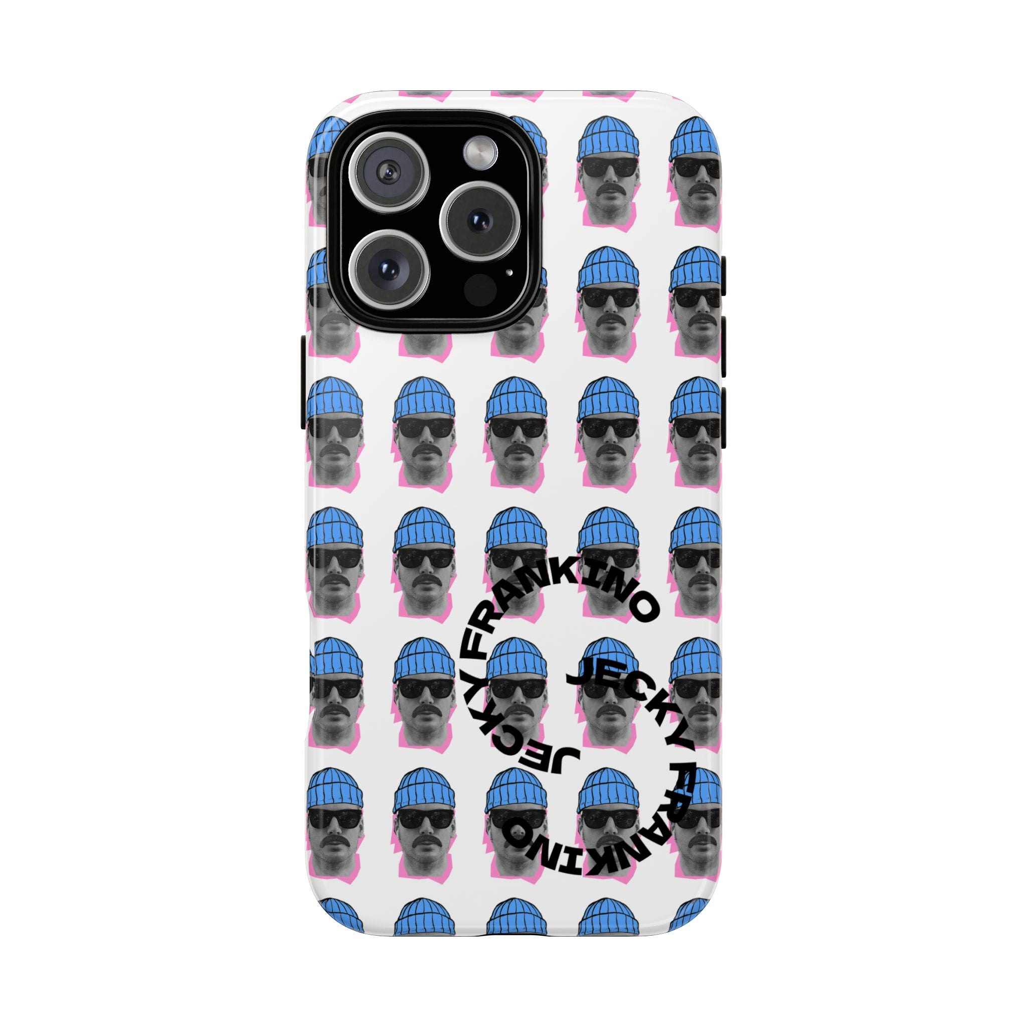 Bearded Man Pattern phone case | Tough Cases, repeating portrait design