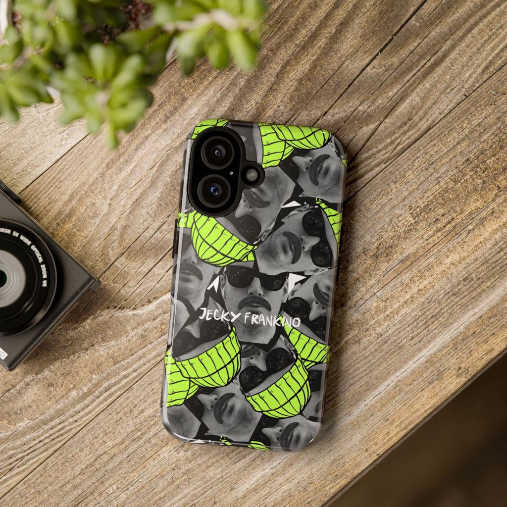 Neon Banana Face collage Phone Case | Tough Case