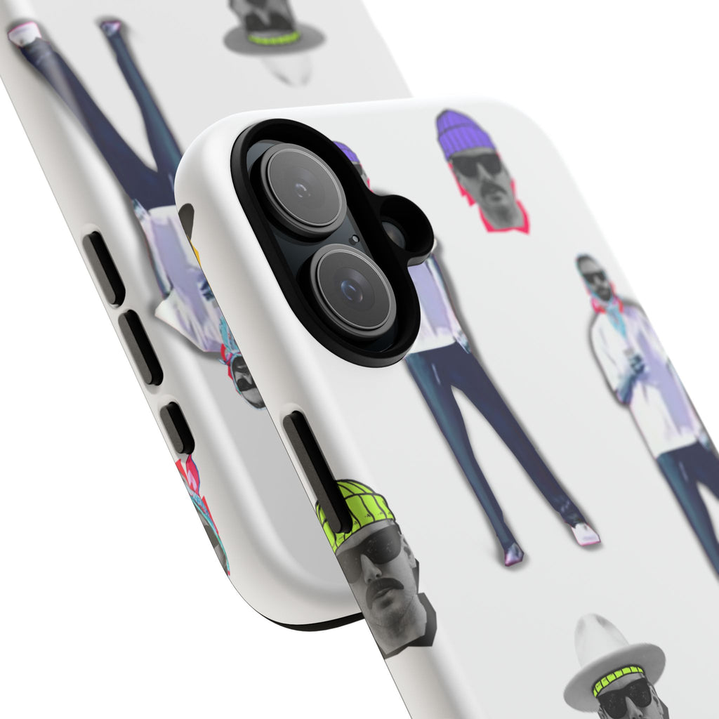 Retro Cool Character Pattern phone case | Tough Cases