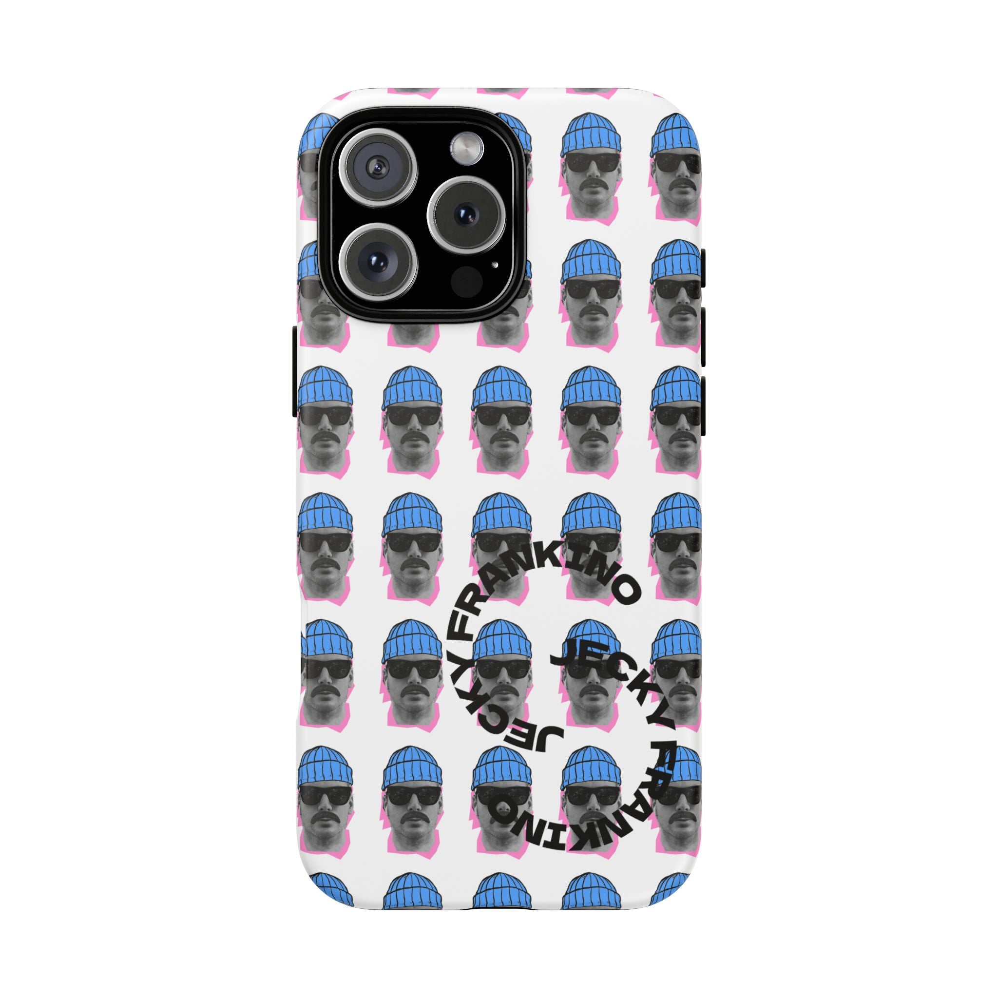 Bearded Man Pattern phone case | Tough Cases, repeating portrait design