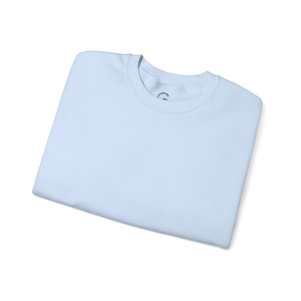 JECKY is/back Crewneck Sweatshirt | Minimal Back Text Design