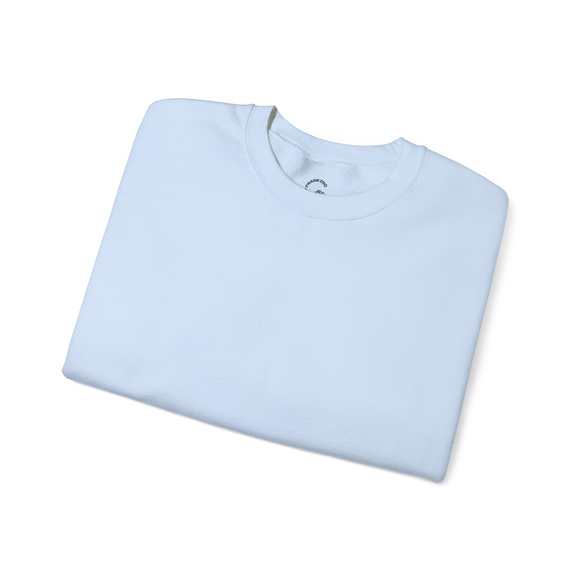 JECKY is/back Crewneck Sweatshirt | Minimal Back Text Design