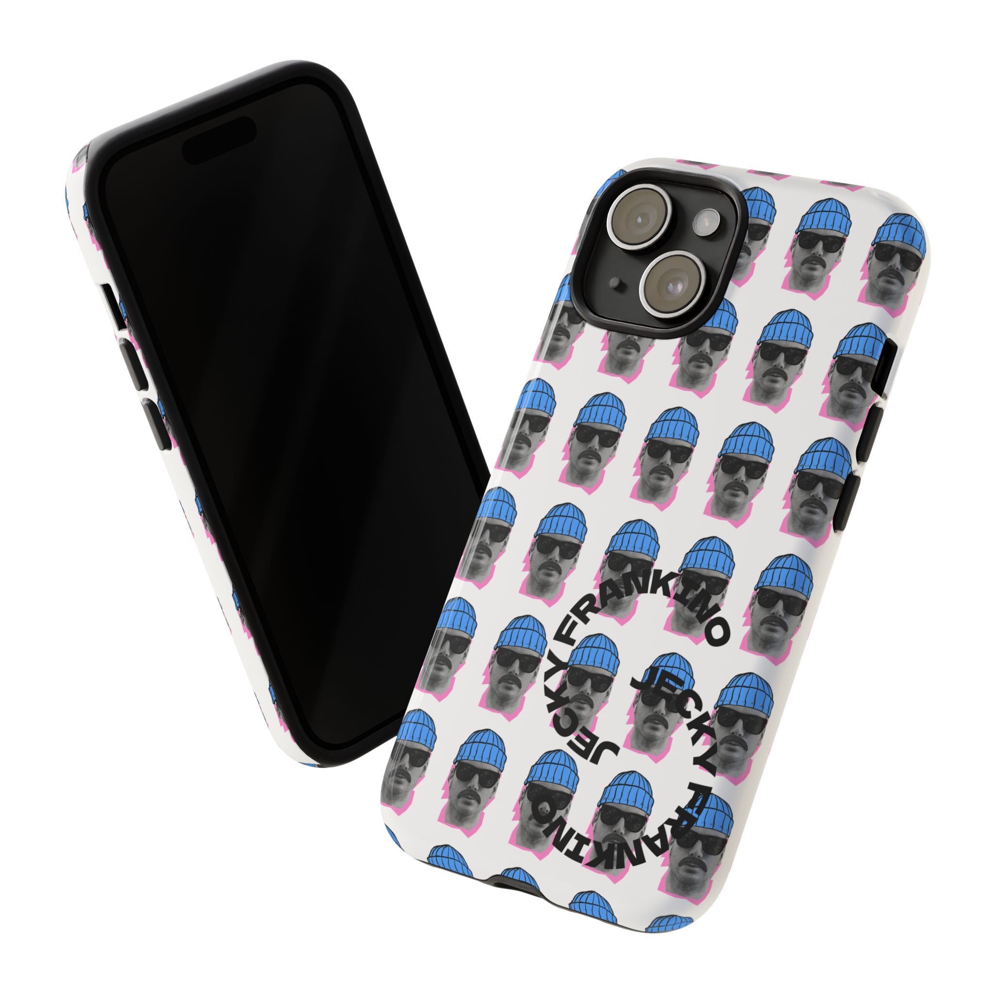 Bearded Man Pattern phone case | Tough Cases, repeating portrait design