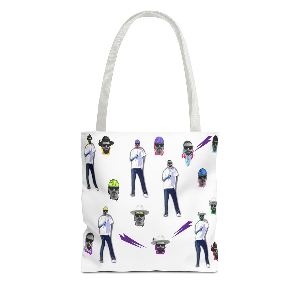 Retro Skate Crew Tote Bag | Patterned All-Over-Print