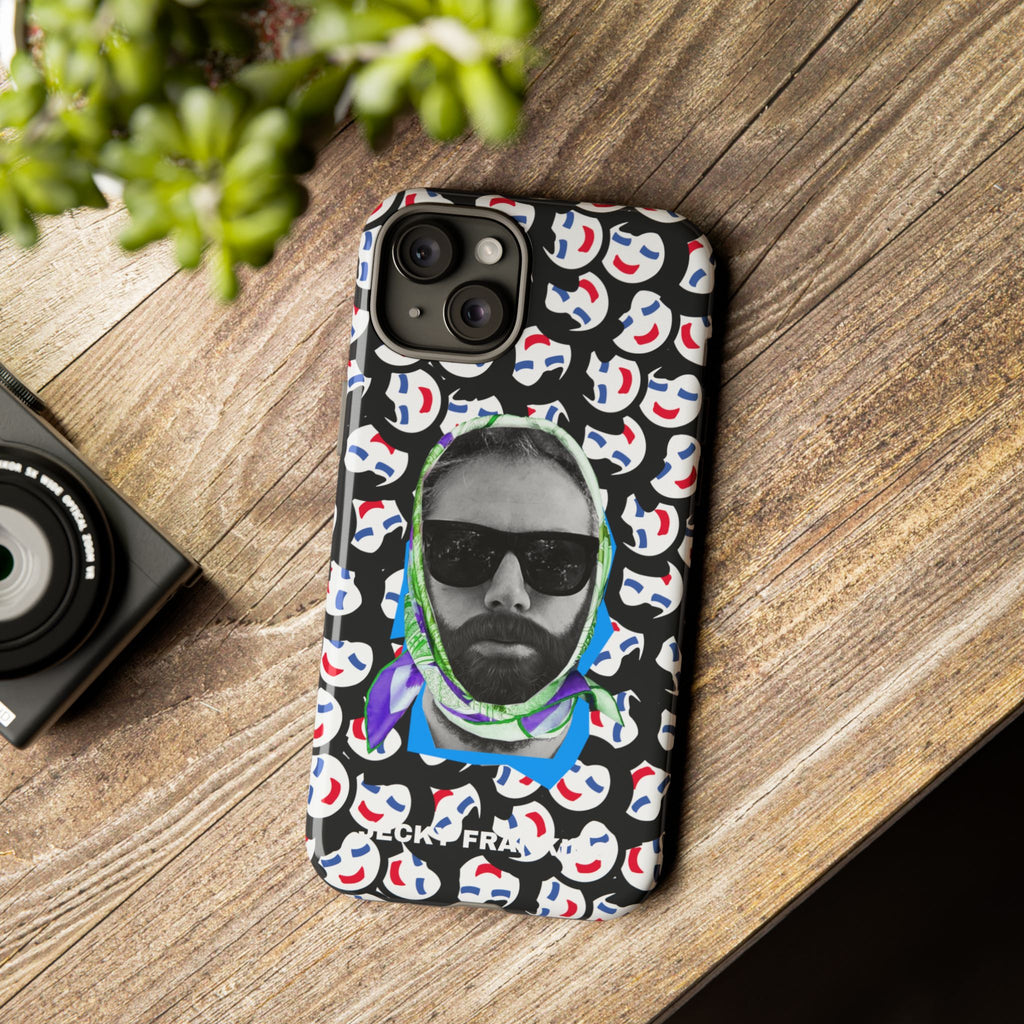 Smiling Mask Pattern Portrait Phone Case | Tough Cases