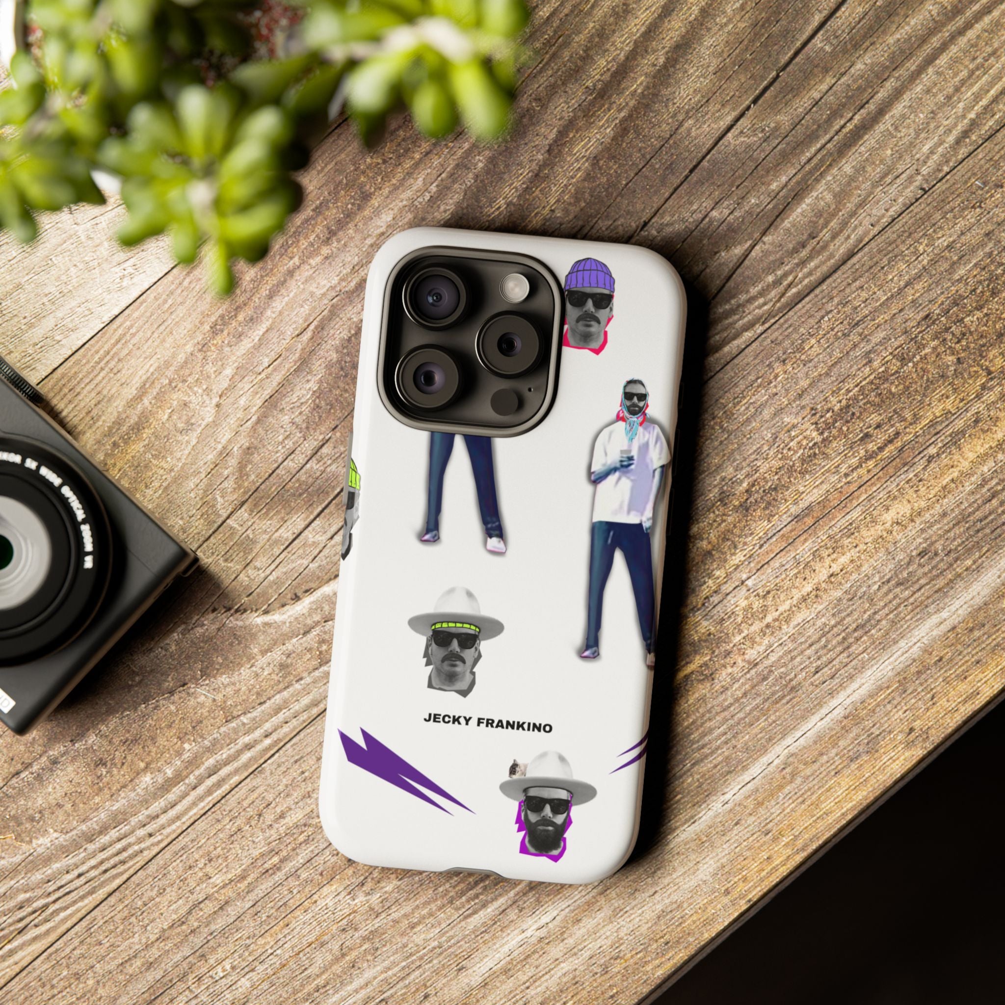 Retro Cool Character Pattern phone case | Tough Cases