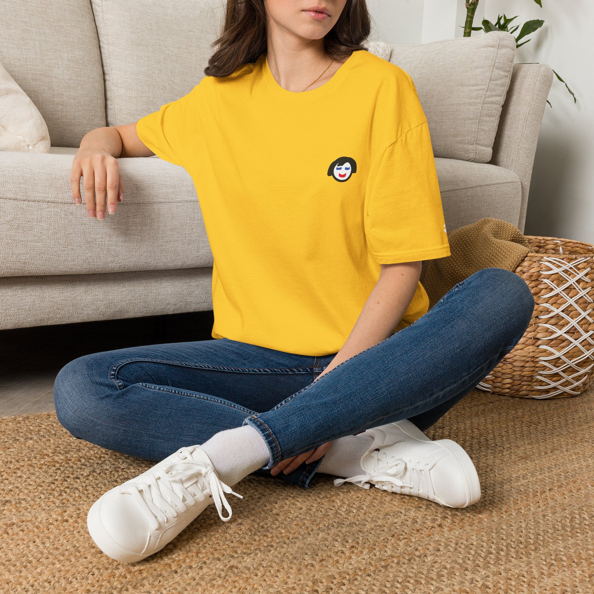 Smiling Jecky Frankino Face T-Shirt | Small Chest Graphic