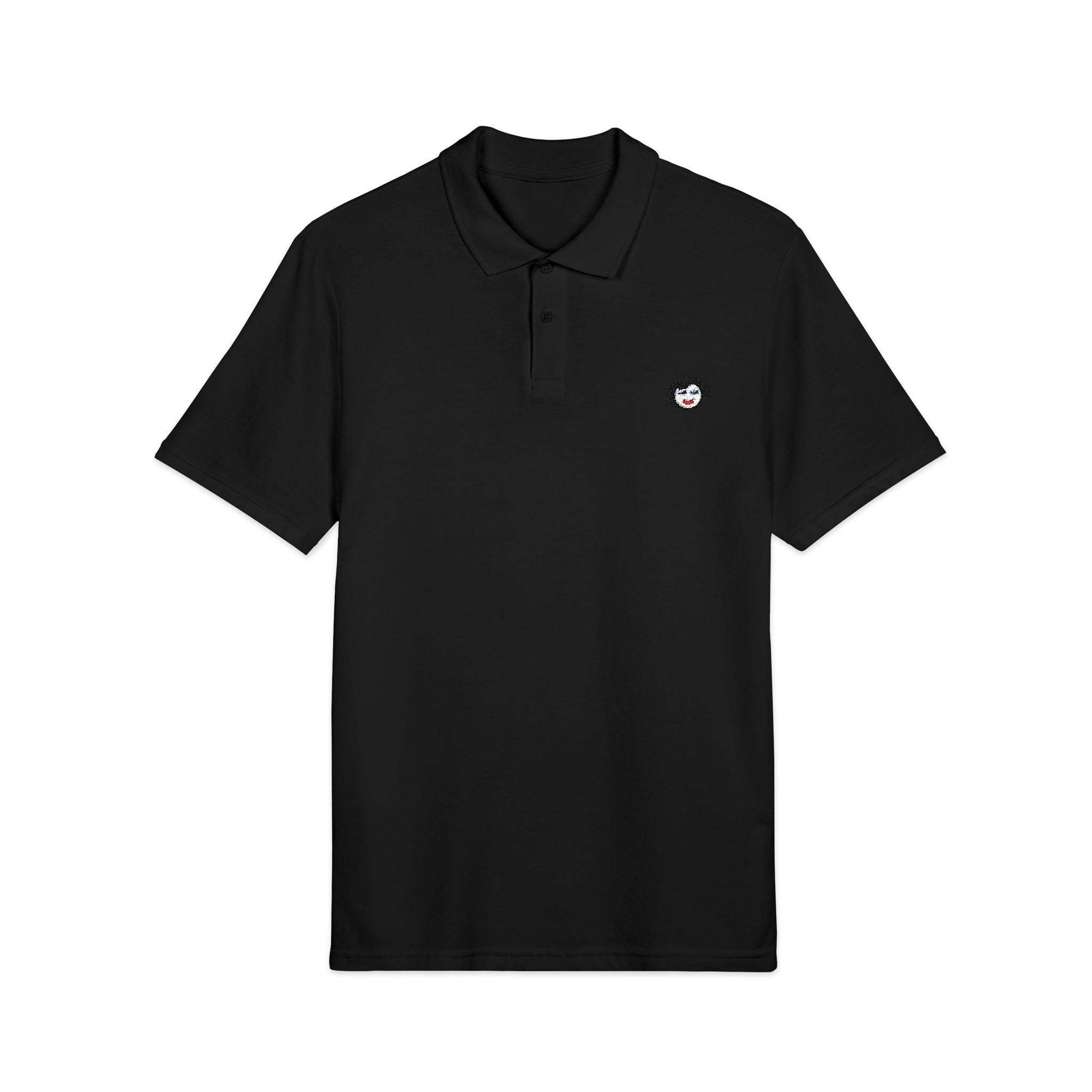 Minimal Jecky Face Logo  embroidered  Polo