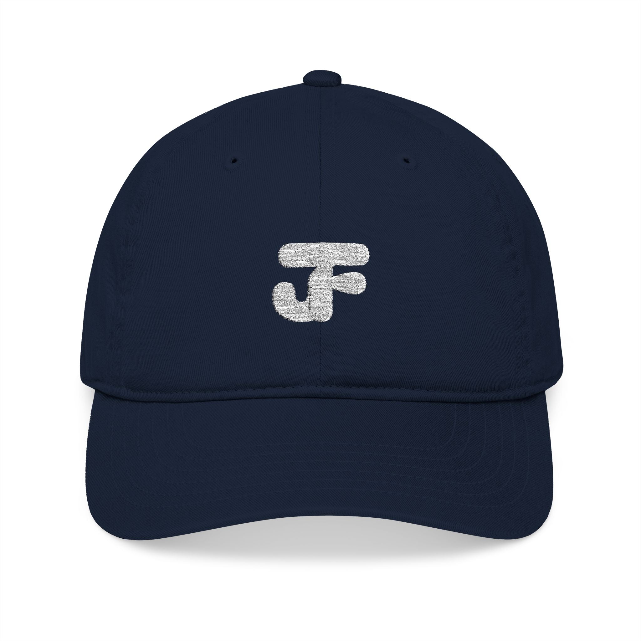 JF Monogram Embroidered Baseball Cap | Organic Cotton