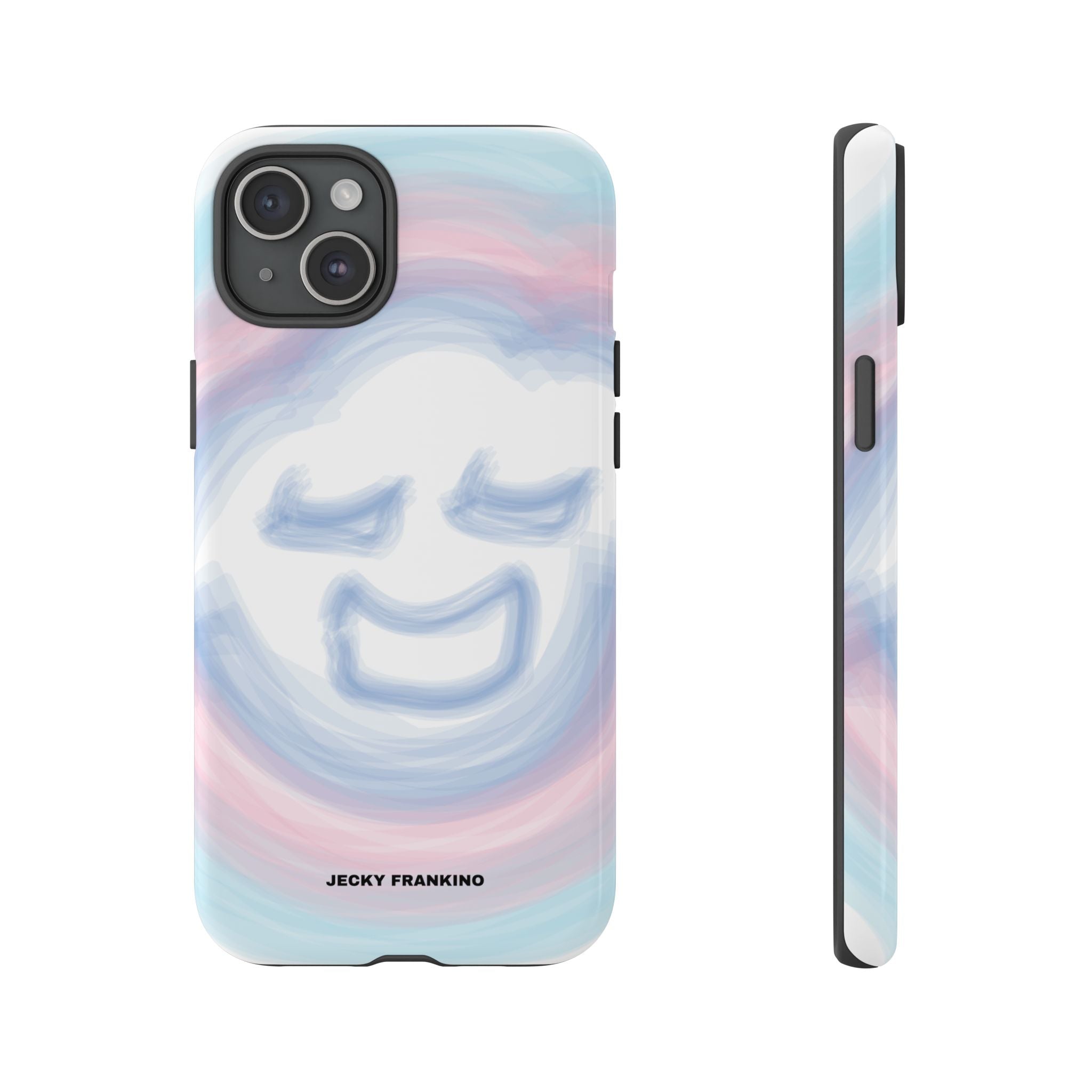 Pastel Smiley Face JECKY FRANKINO Phone Case | Tough Cases