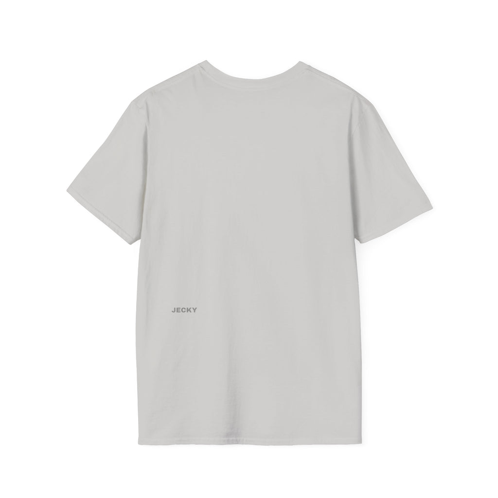 Abstract Color Swirl T-Shirt | Minimal Lens Circle Graphic