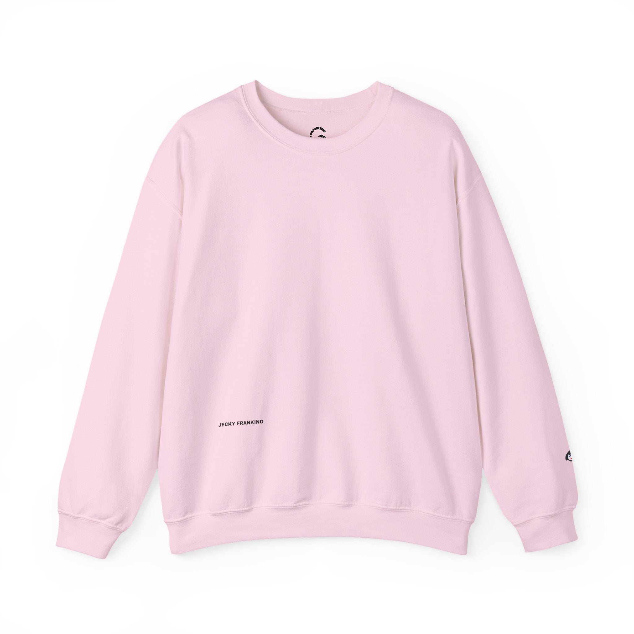 JECKY is/back Crewneck Sweatshirt | Minimal Back Text Design