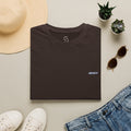Minimal 'LUCKY' Text Tee, T-Shirt | Small Chest Script Logo