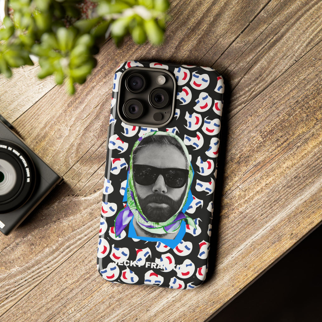 Smiling Mask Pattern Portrait Phone Case | Tough Cases