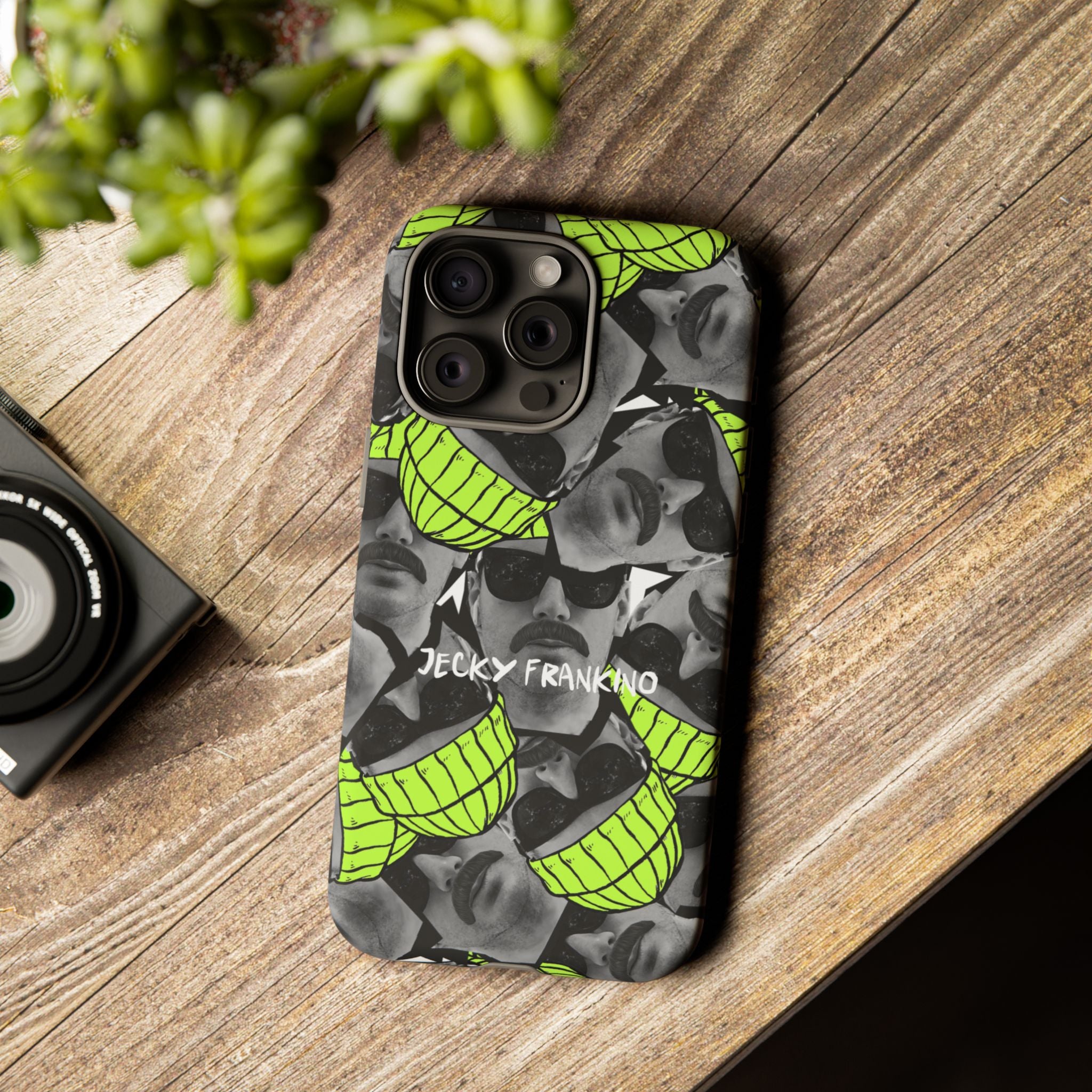 Neon Banana Face collage Phone Case | Tough Case