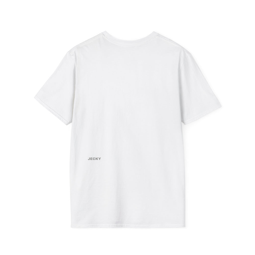 Abstract Color Swirl T-Shirt | Minimal Lens Circle Graphic