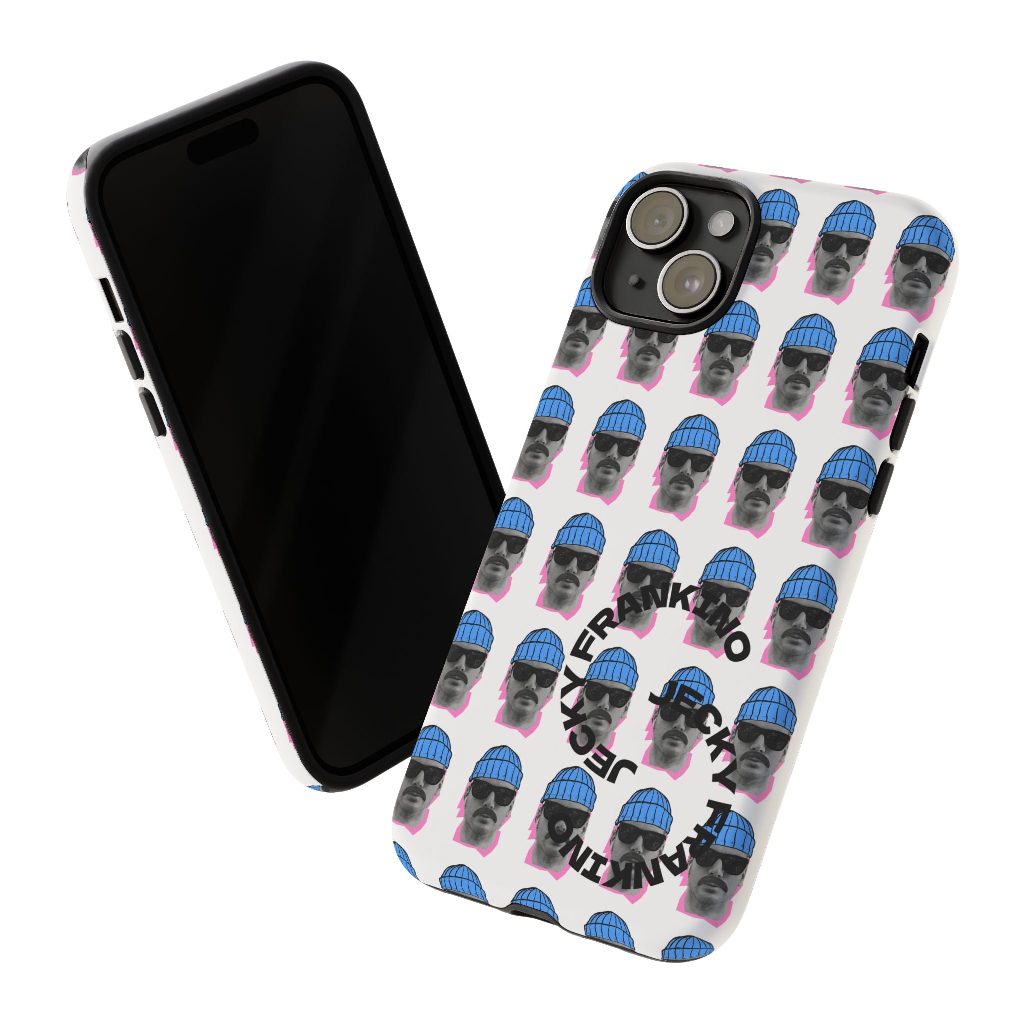 Bearded Man Pattern phone case | Tough Cases, repeating portrait design