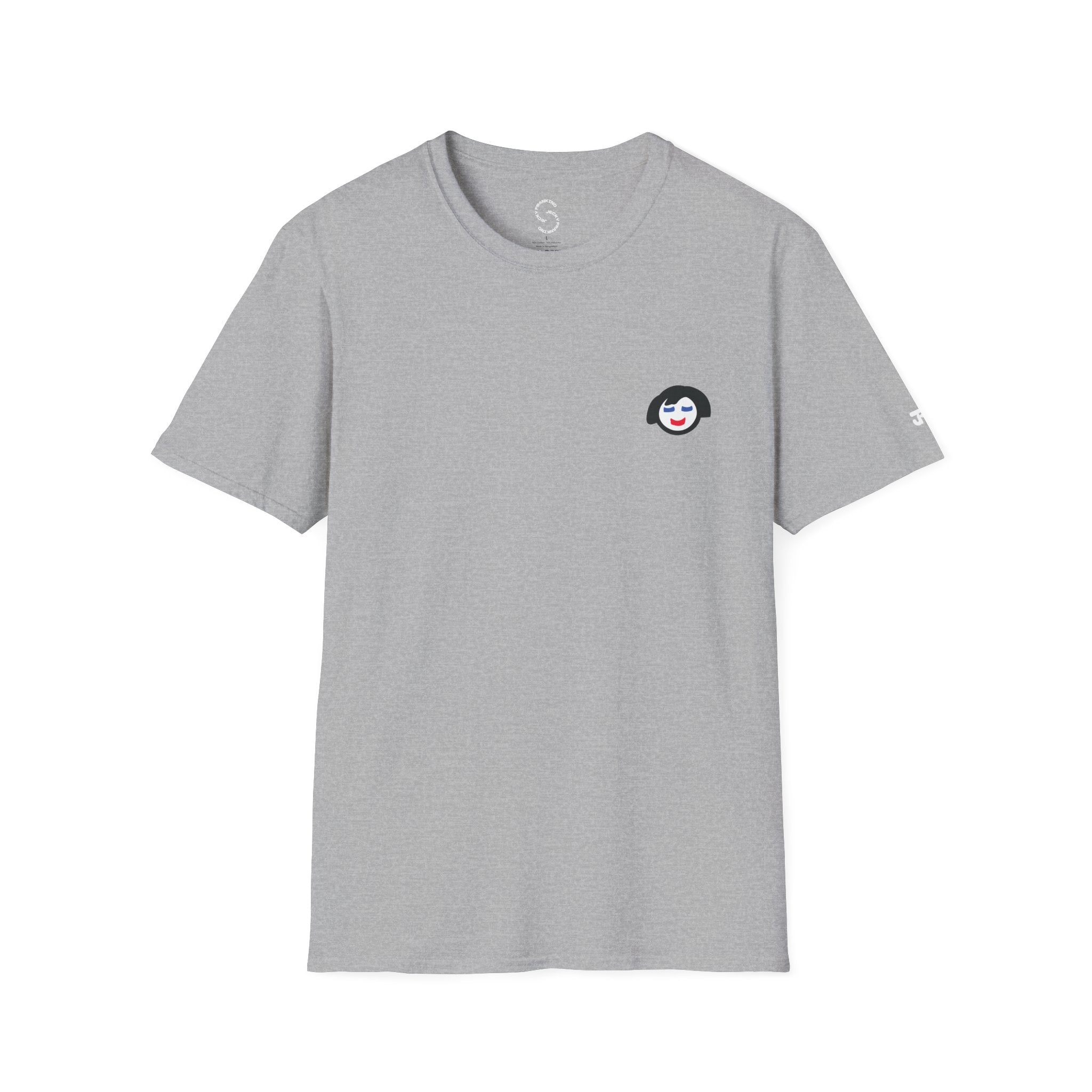 Smiling Jecky Frankino Face T-Shirt | Small Chest Graphic