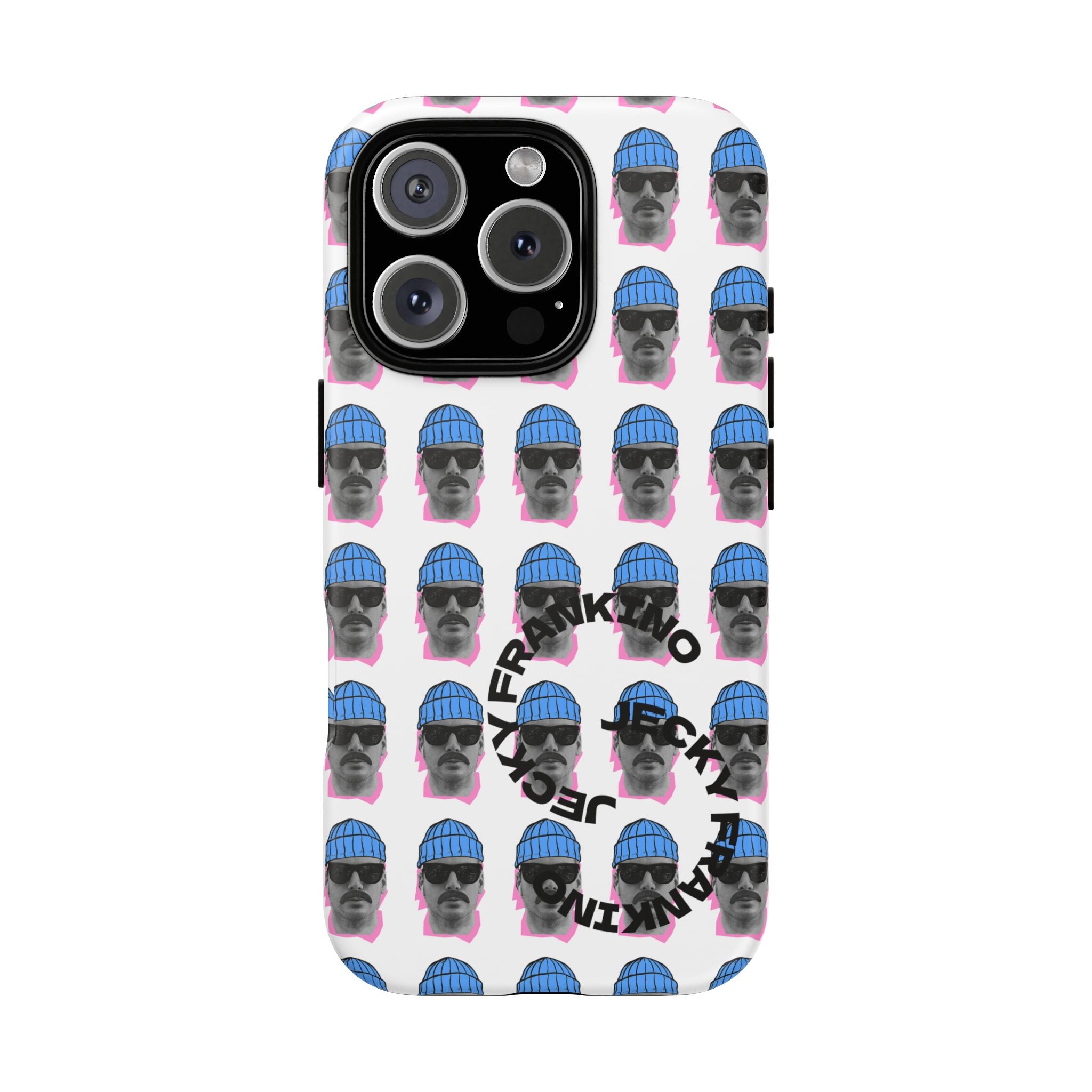 Bearded Man Pattern phone case | Tough Cases, repeating portrait design