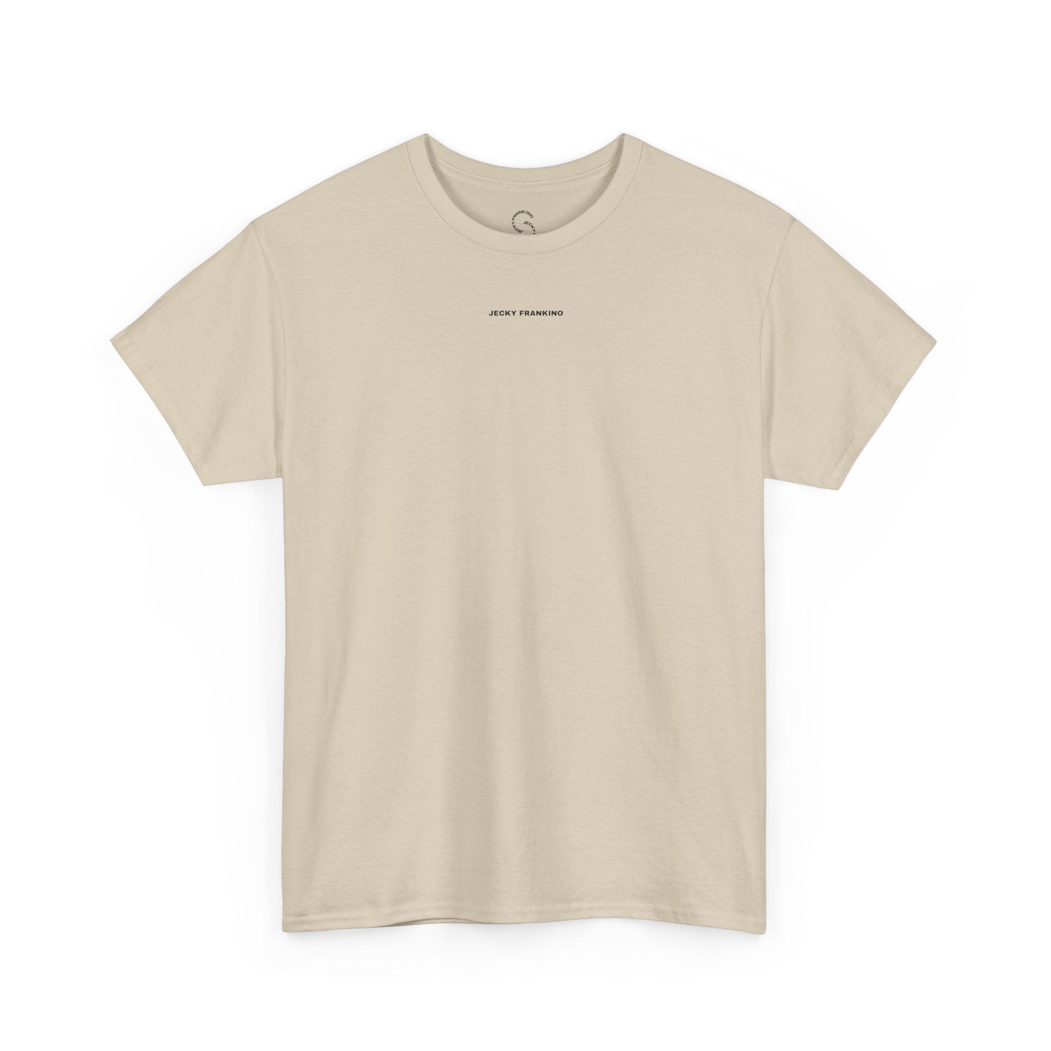 Smiling Rainbow Face Tee | Pastel Neon Backprint T‑Shirt