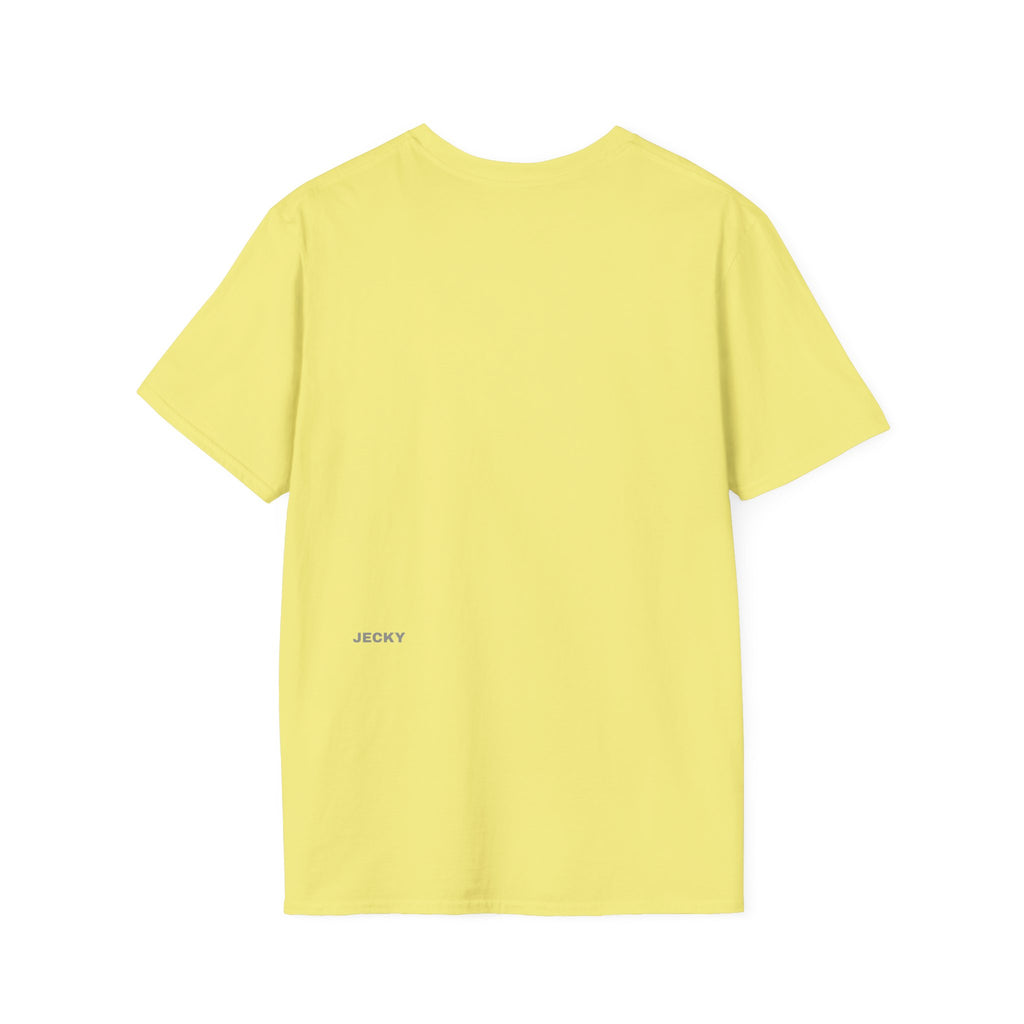 Abstract Color Swirl T-Shirt | Minimal Lens Circle Graphic