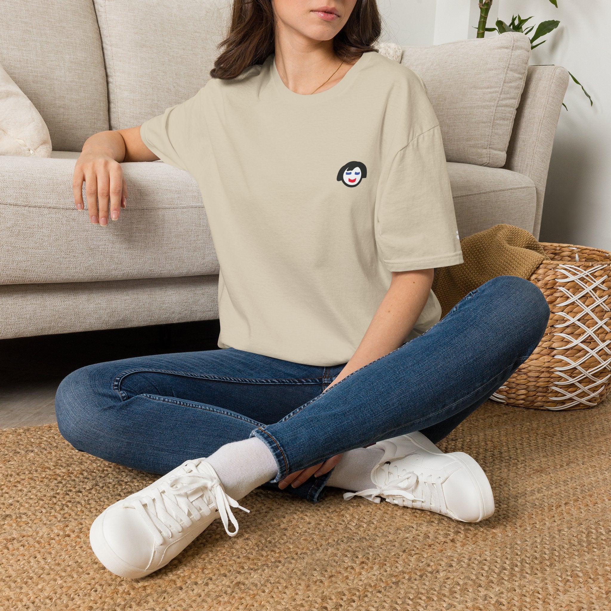 Smiling Jecky Frankino Face T-Shirt | Small Chest Graphic