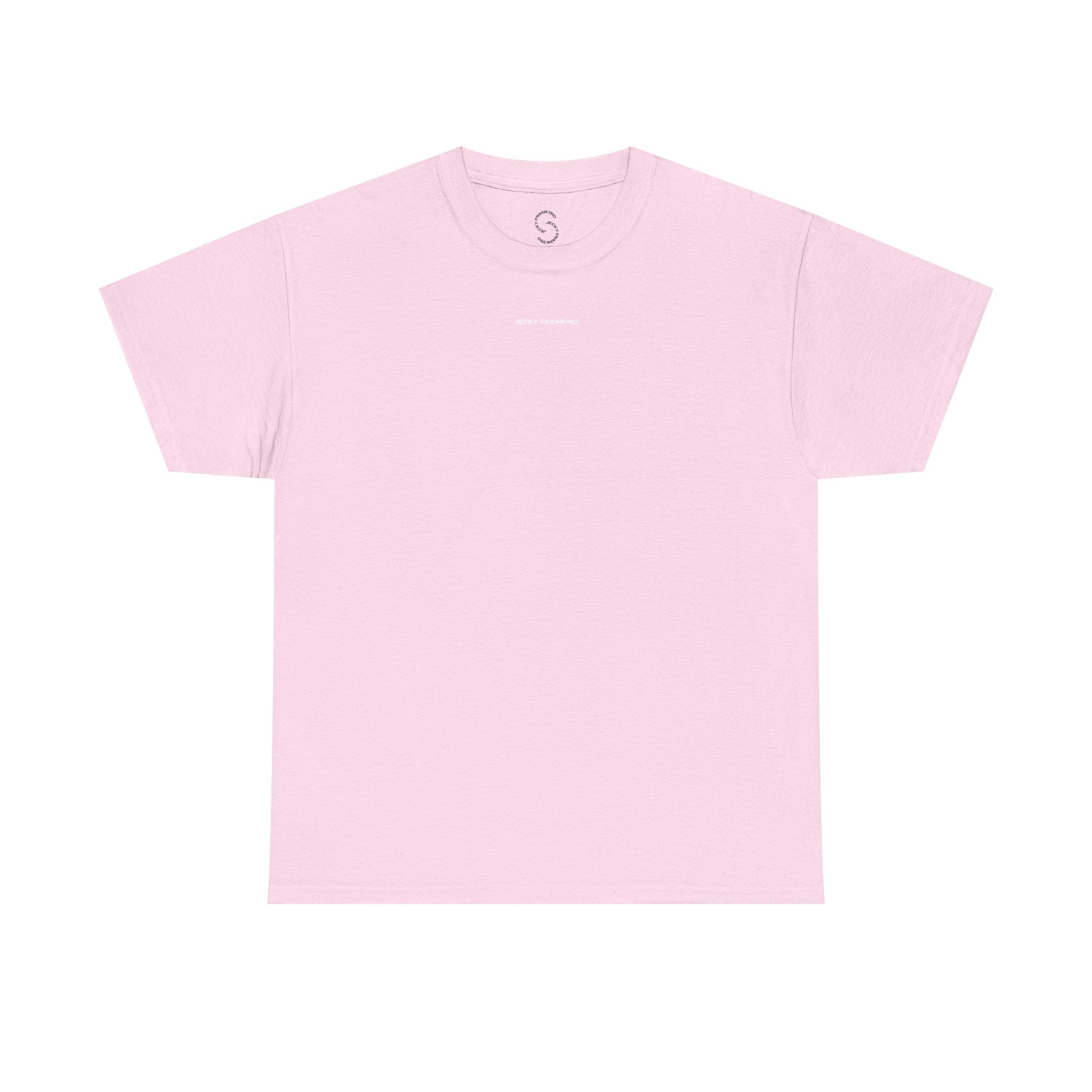 Smiling Rainbow Face Tee | Pastel Neon Backprint T‑Shirt