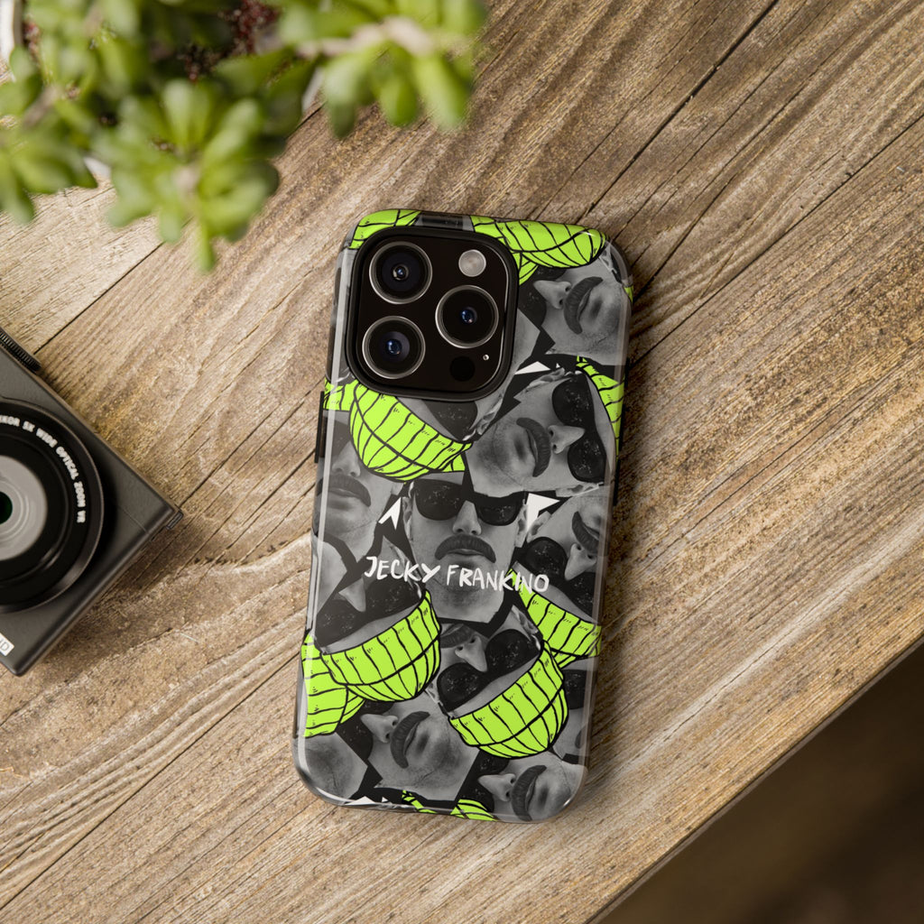 Neon Banana Face collage Phone Case | Tough Case