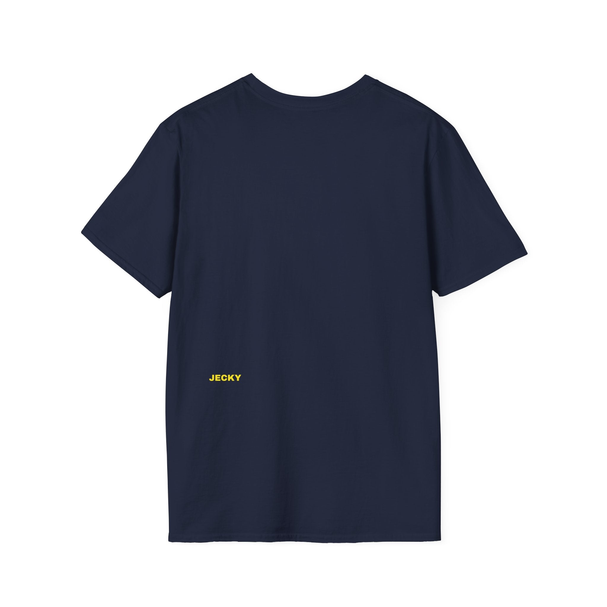 Abstract Color Swirl T-Shirt | Minimal Lens Circle Graphic