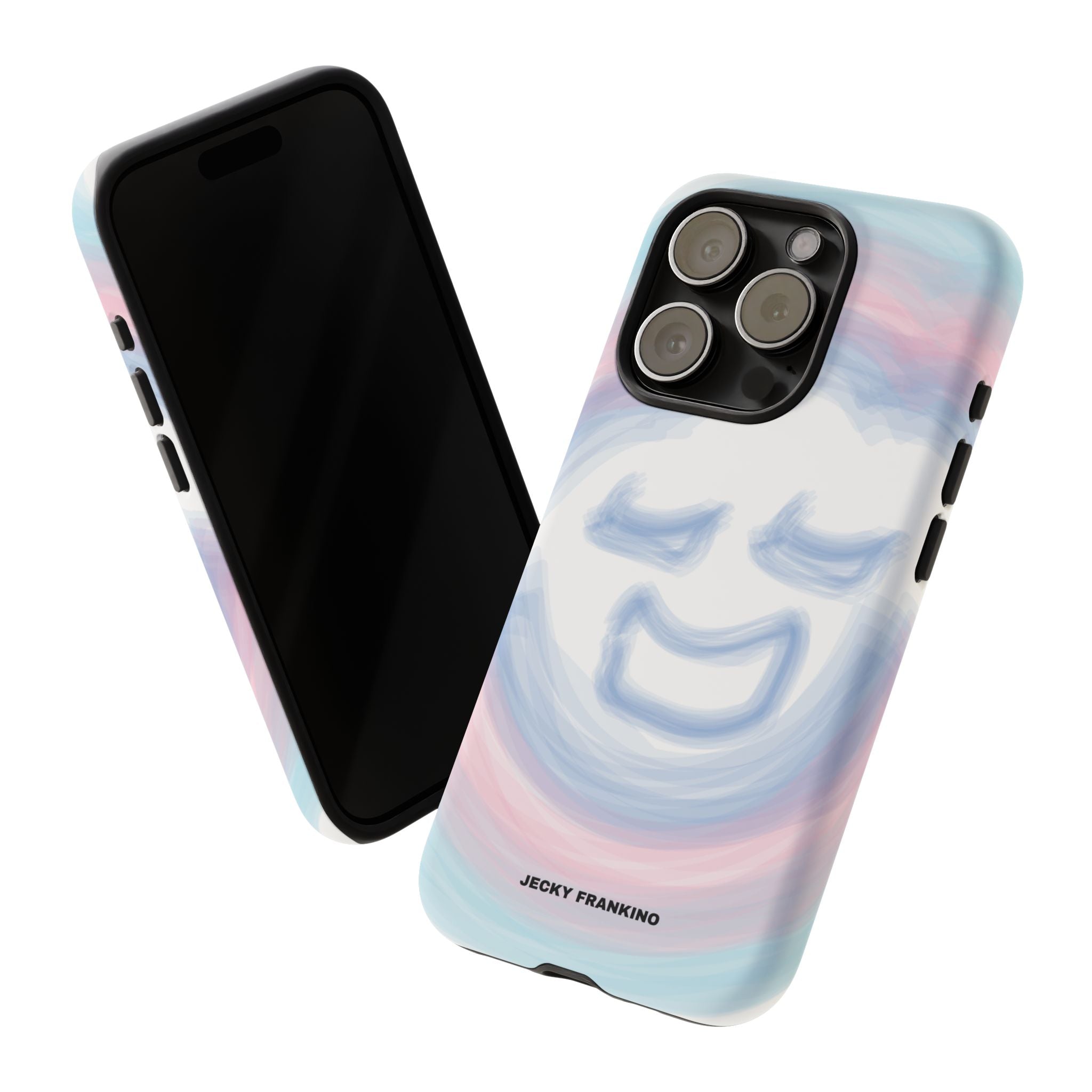 Pastel Smiley Face JECKY FRANKINO Phone Case | Tough Cases