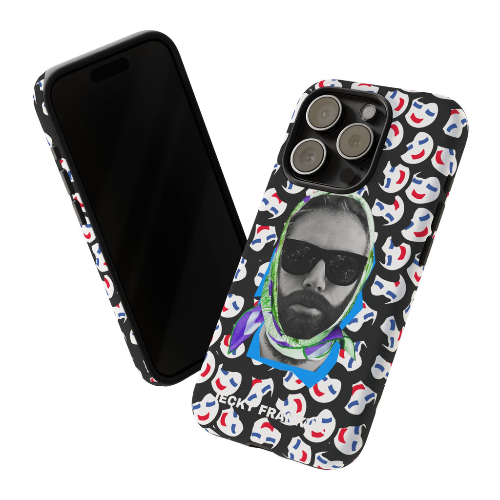 Smiling Mask Pattern Portrait Phone Case | Tough Cases