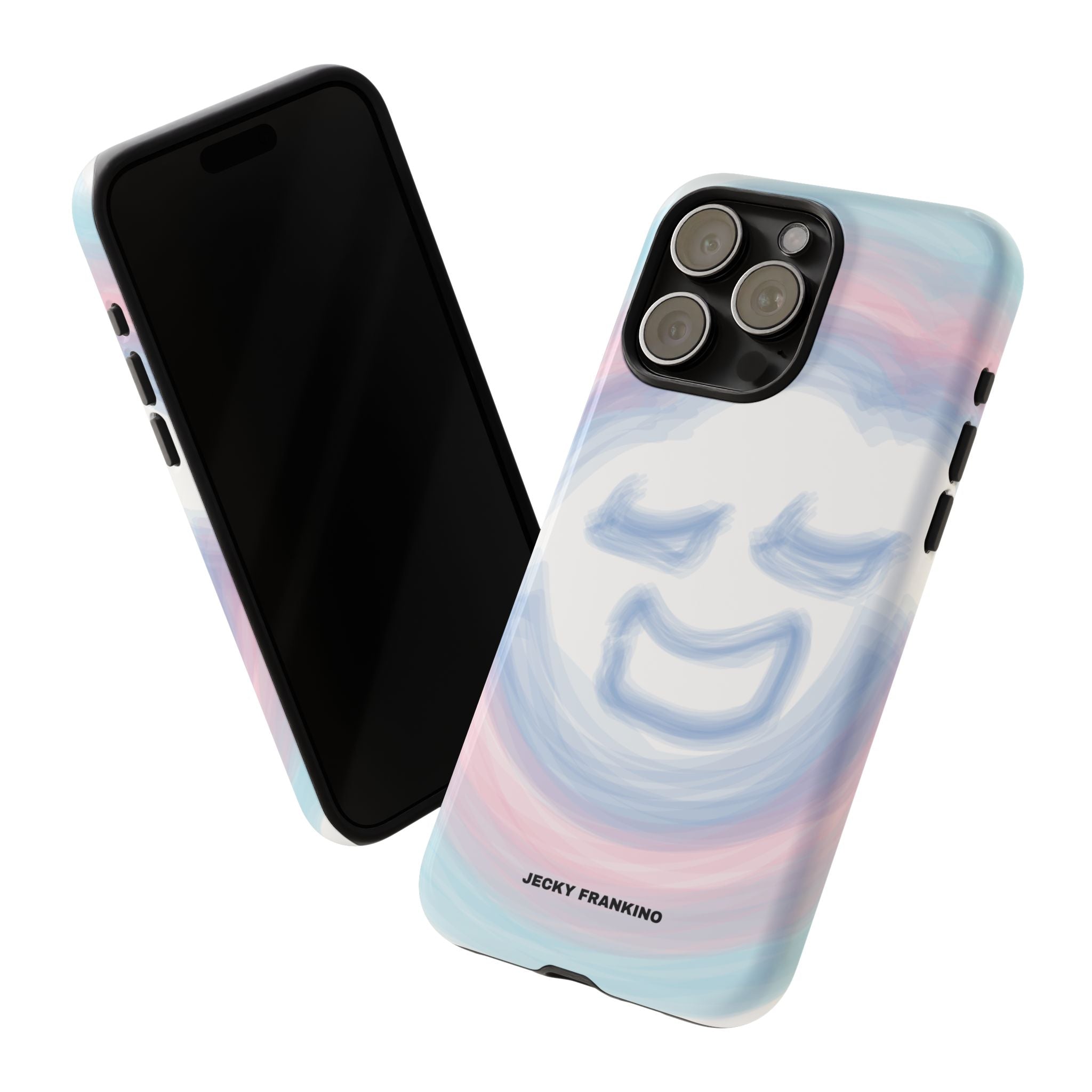 Pastel Smiley Face JECKY FRANKINO Phone Case | Tough Cases
