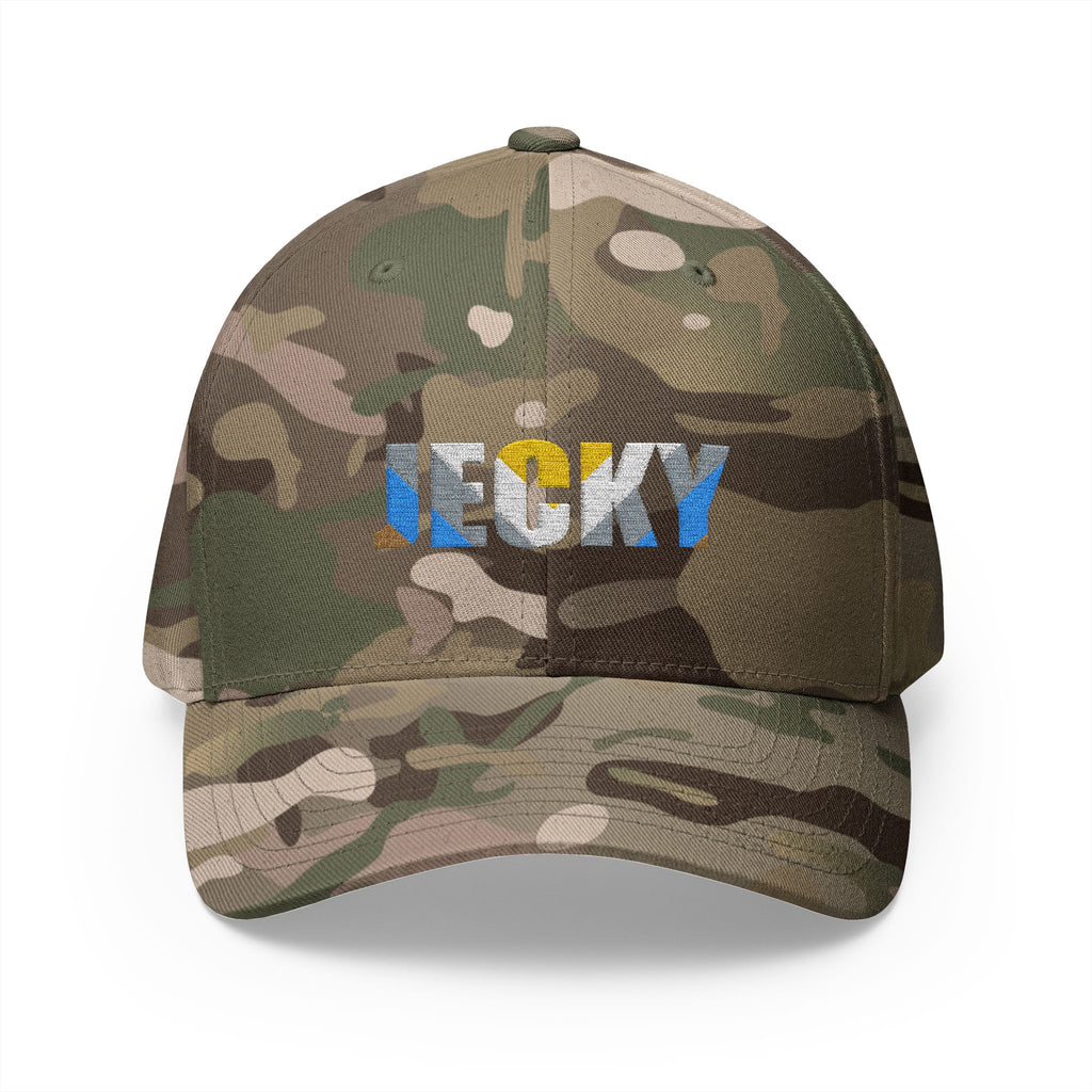 JECKY Text Patch Cap | Embroidered Baseball Hat, Winking Back Detail