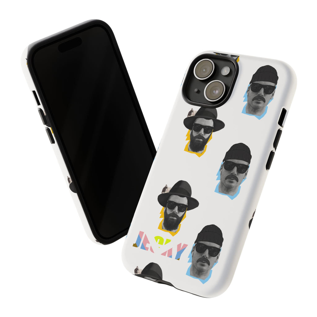 Mustache JECKY Faces phone case | Tough Phone Case, pattern, retro portraits