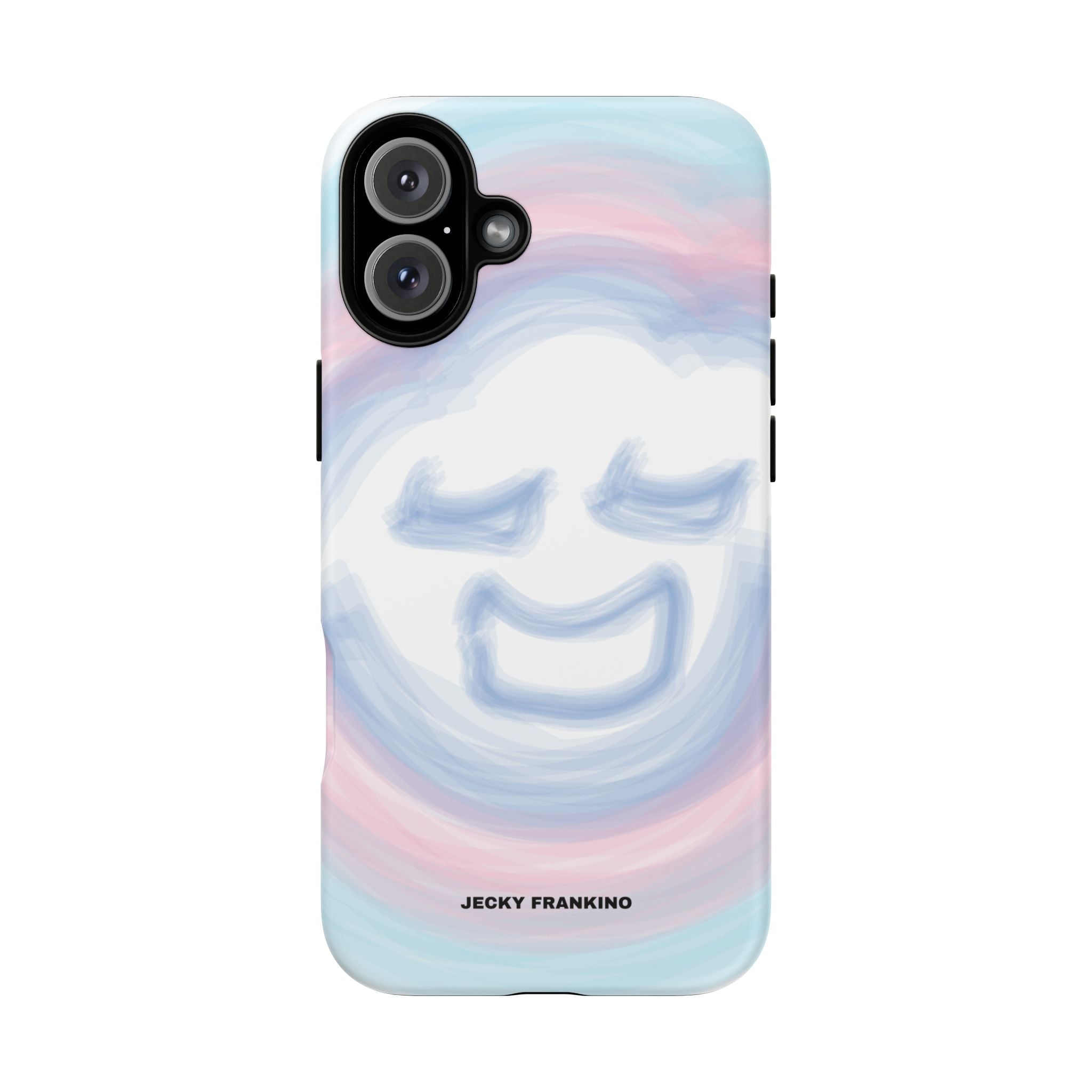 Pastel Smiley Face JECKY FRANKINO Phone Case | Tough Cases