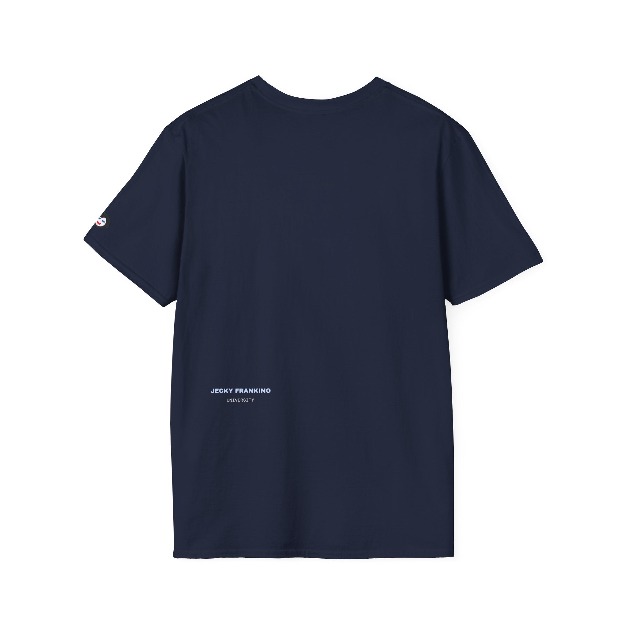 Minimal 'LUCKY' Text Tee, T-Shirt | Small Chest Script Logo